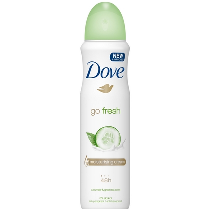 Dove Deospray - Go Fresh Komkommer 150 ml. - Cosmeticapartijen.nl