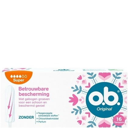 OB Tampons – Original Super 16 stuks 3574661592046