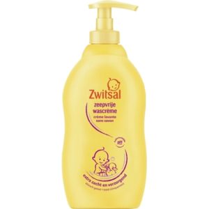Zwitsal Wascreme Pompje Zeepvrij 400 ml 8717163756805