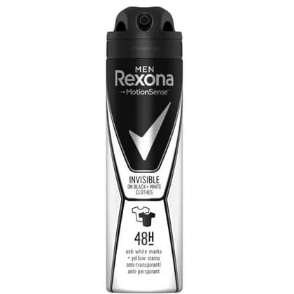 Rexona Deospray Men - Invisible Black & White 150 ml. NL/FR - 8712561534444