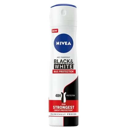 Nivea Deospray - Invisible Black & White Max Protection 150 ml. -4005900830913