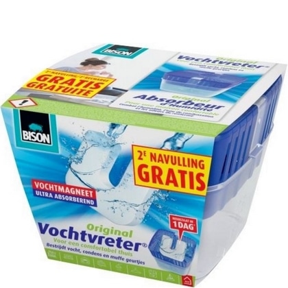 Bison – Vochtvreter Apparaat + 2 stuks Navulling Neutraal 900 gr 8710439269979