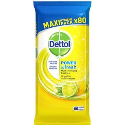 Dettol Schoonmaakdoekjes – Citrus 80 stuks