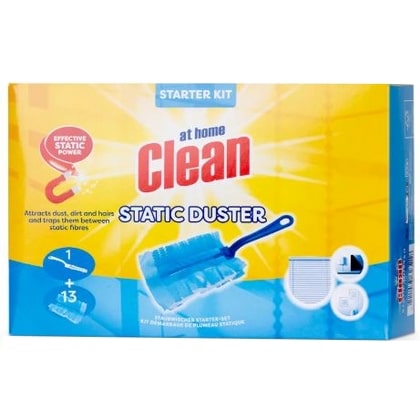 At Home Clean Duster Starterkit + Doekjes 13 st. - 8721073623218