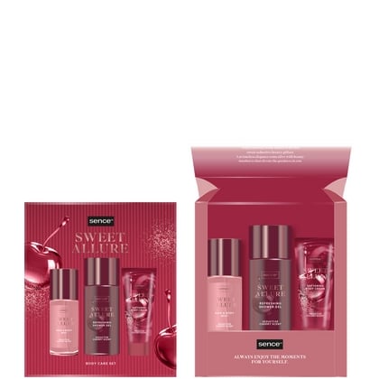 Geschenk Sence - Lichaamsverzorging Night Luxe Sweet Allure - (1x Douchegel 100 ml, 1x Bodylotion 75 ml, Lichaams & Haar Mist 75 ml.) - 8721073629456