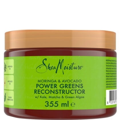 Shea Moisture Haarmasker - Moringa & Avocado Power Greens 355 ml. - 8720182359124