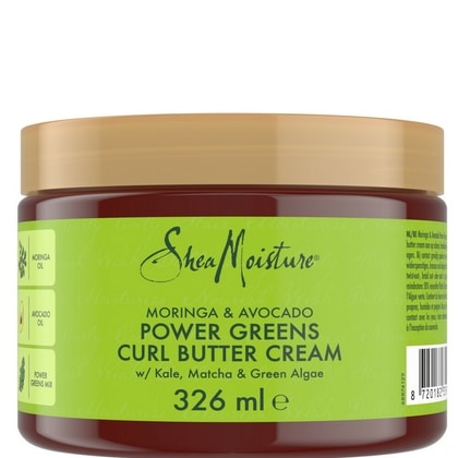 Shea Moisture - Moringa & Avocado Curl Butter Cream Power Greens 326 ml. - 8720182359131